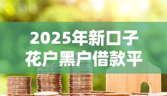 2025年新口子花户黑户借款平台靠谱吗？实测这三个还能用