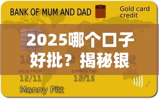 2025哪个口子好批？揭秘银行审核新规与低门槛渠道