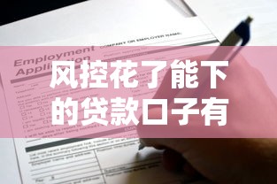 风控花了能下的贷款口子有哪些？实测这几个平台还能申请