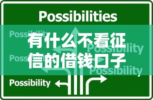 有什么不看征信的借钱口子？应急必备5大渠道