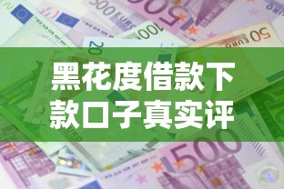 黑花度借款下款口子真实评测与避坑指南