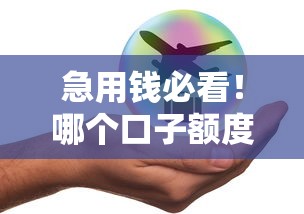 急用钱必看！哪个口子额度高下款快且安全