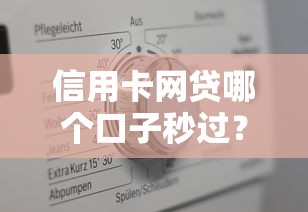 信用卡网贷哪个口子秒过？真实经验+靠谱平台解析