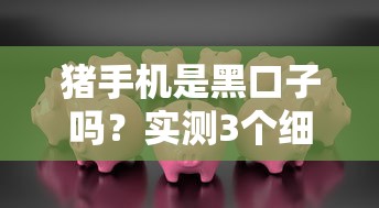 猪手机是黑口子吗？实测3个细节揭秘贷款真相