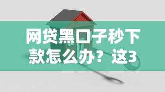 网贷黑口子秒下款怎么办？这3招教你安全避坑