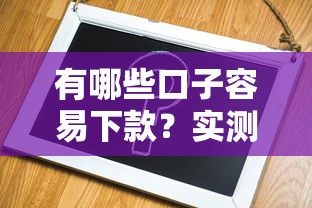 有哪些口子容易下款？实测5个靠谱平台申请攻略