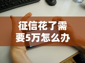 征信花了需要5万怎么办？哎，试试这几种靠谱办法！