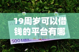 19周岁可以借钱的平台有哪些？这5个正规渠道门槛低、到账快