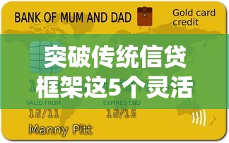 突破传统信贷框架这5个灵活方案让贷款不再难