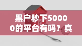 黑户秒下50000的平台有吗?真有吗?实测这3家门槛超低 黑户秒下50000的平台有吗?真有吗?实测这3家门槛超低