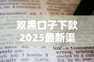 双黑口子下款2025最新渠道实测！这些方法或许能帮到你