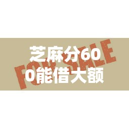 芝麻分600能借大额吗？这几个平台审核快、额度高