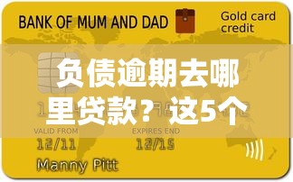 负债逾期去哪里贷款？这5个渠道或许能帮你缓解压力