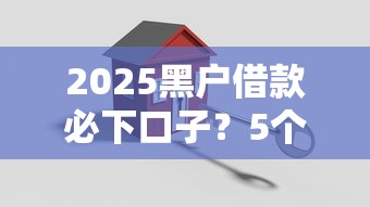 2025黑户借款必下口子?5个实用方案深度解析 2025黑户借款必下口子?5个实用方案深度解析