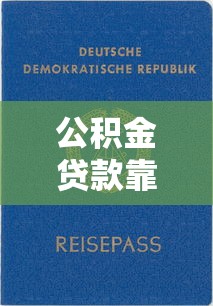公积金贷款靠谱口子有哪些？这5个渠道审批快、额度高