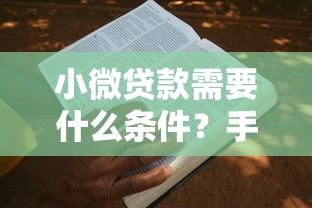 小微贷款需要什么条件？手把手教你轻松申请