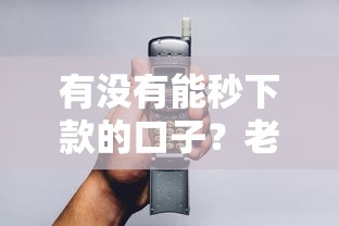 有没有能秒下款的口子？老哥实测这几个平台审核快、到账稳