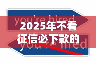2025年不看征信必下款的口子有哪些？这几种渠道实测有效
