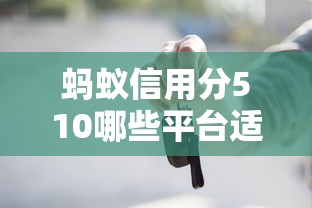 蚂蚁信用分510哪些平台适合购车借款？老司机实测推荐