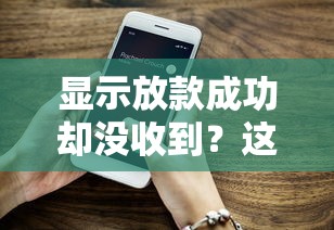 显示放款成功却没收到？这3个原因你一定要知道！