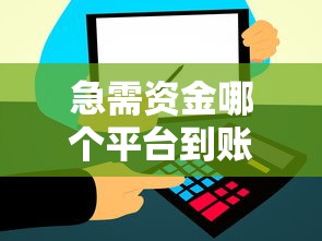 急需资金哪个平台到账快？这5个渠道放款快、门槛低