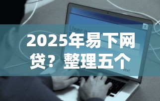 2025年易下网贷？整理五个无视黑白户秒下款口子软件