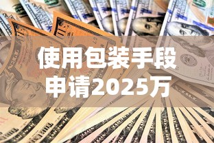 使用包装手段申请2025万贷款｜材料优化全流程拆解