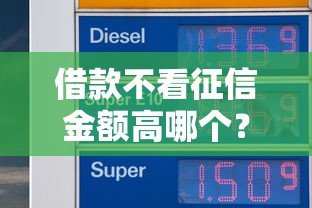 借款不看征信金额高哪个？这几个平台或许能解你燃眉之急