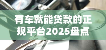 有车就能贷款的正规平台2025盘点 这几个平台车主都说靠谱