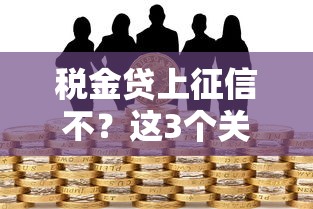税金贷上征信不？这3个关键点帮你避开信用风险