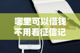 哪里可以借钱不用看征信记录？这些渠道或许能试试