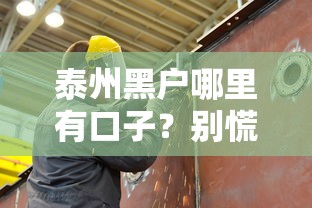 泰州黑户哪里有口子？别慌！这几个渠道或许能帮到你