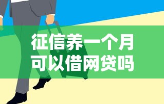 征信养一个月可以借网贷吗？3个真实案例教你快速提额