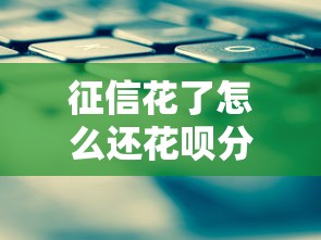 征信花了怎么还花呗分期？这3个方法能救急