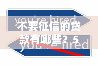 不要征信的贷款有哪些？5个正规渠道实测解析