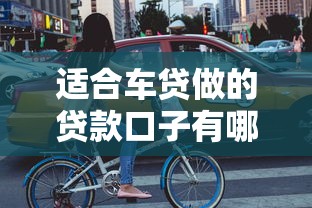 适合车贷做的贷款口子有哪些？老司机实测干货分享