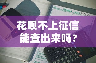花呗不上征信能查出来吗？一文讲透真实查询规则