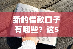 新的借款口子有哪些？这5个平台审核快、额度高