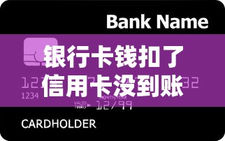 银行卡钱扣了信用卡没到账？贷款产品选择避坑指南