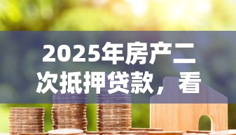 2025年房产二次抵押贷款，看看这5个19岁可以贷款的平台