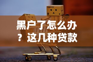 黑户了怎么办？这几种贷款渠道或许能帮到你