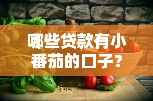 哪些贷款有小番茄的口子？实测5个低门槛平台优缺点对比