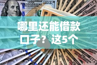 哪里还能借款口子？这5个正规渠道亲测有效