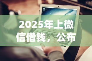 2025年上微信借钱，公布5个不看负债查询的app
