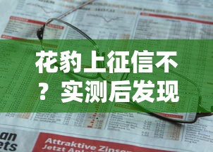 花豹上征信不？实测后发现这几个平台更靠谱