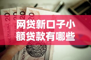 网贷新口子小额贷款有哪些？这几个靠谱平台值得一试