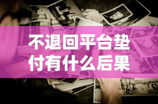 不退回平台垫付有什么后果？这几点影响可能让你后悔！