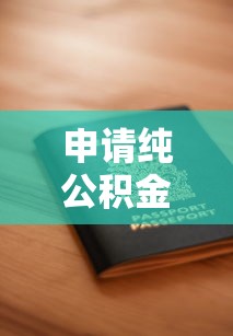 申请纯公积金贷款需要哪些条件和流程？