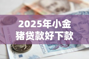 2025年小金猪贷款好下款吗：公布5个老赖可以借款的平台的