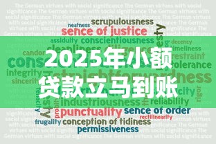 2025年小额贷款立马到账的？梳理五个贷款可靠的平台